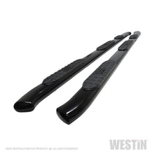 Load image into Gallery viewer, Westin Chevy Silverado 2500/3500 Double Cab (8ft Bed) PRO TRAXX 5 Oval W2W Nerf Bars - Black