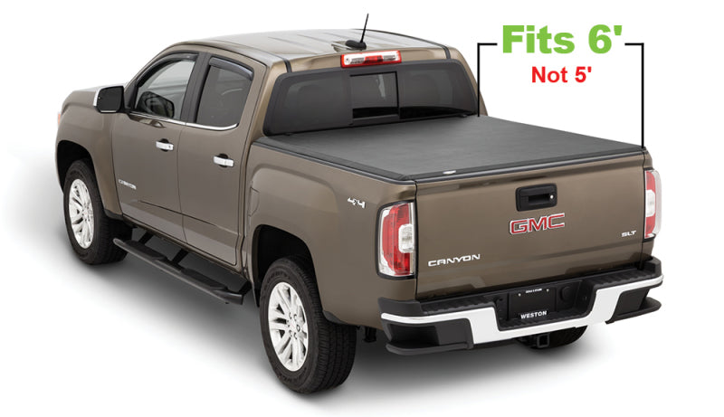 Tonno Pro 15+ Chevy Colorado 6ft Fleetside Hard Fold Tonneau Cover