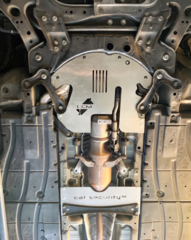 Cat Security 2 Piece Catalytic Converter Shield | 2010-2015 Toyota Prius & Prius Plug-In - Cat Security (CAT-SCR-3)