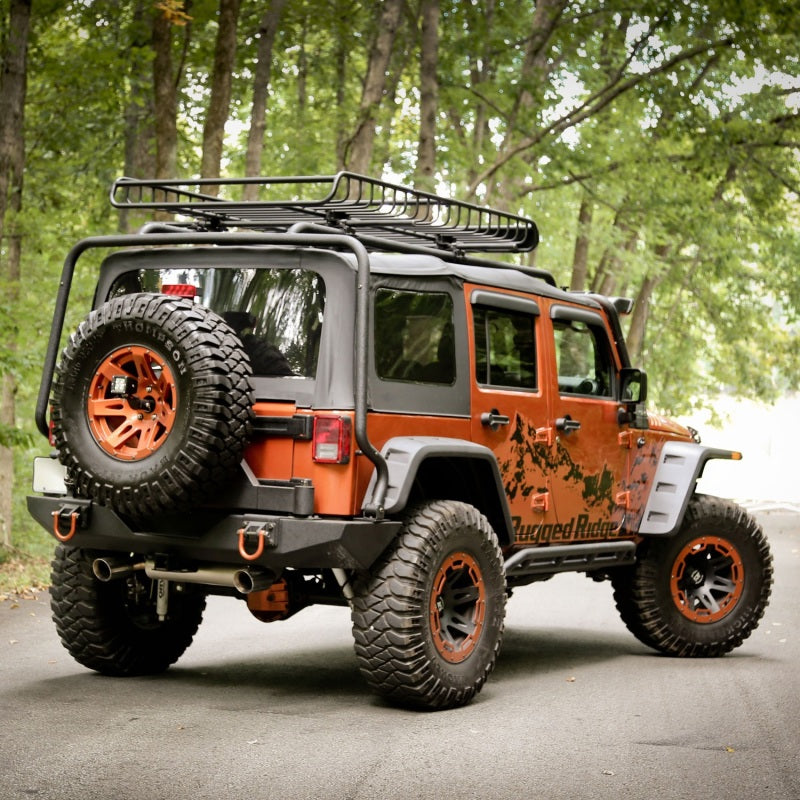 Rugged Ridge Hurricane Fender Flare Kit EU Textured Jeep Wrangler JK