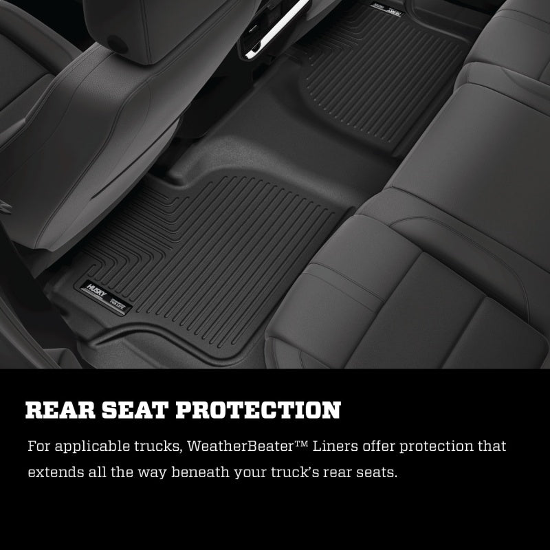 Husky Liners 2015 Lincoln MKC WeatherBeater Black Front & Second Seat Floor Liner