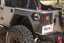 Load image into Gallery viewer, Rugged Ridge XHD Rear Armor Fenders Pair 4 Dr Jeep Wrangler JKU
