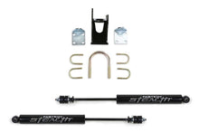 Load image into Gallery viewer, Fabtech 05+ Ford F250/350 4WD Dual Stealth Steering Stabilizer Kit - Opposing Style