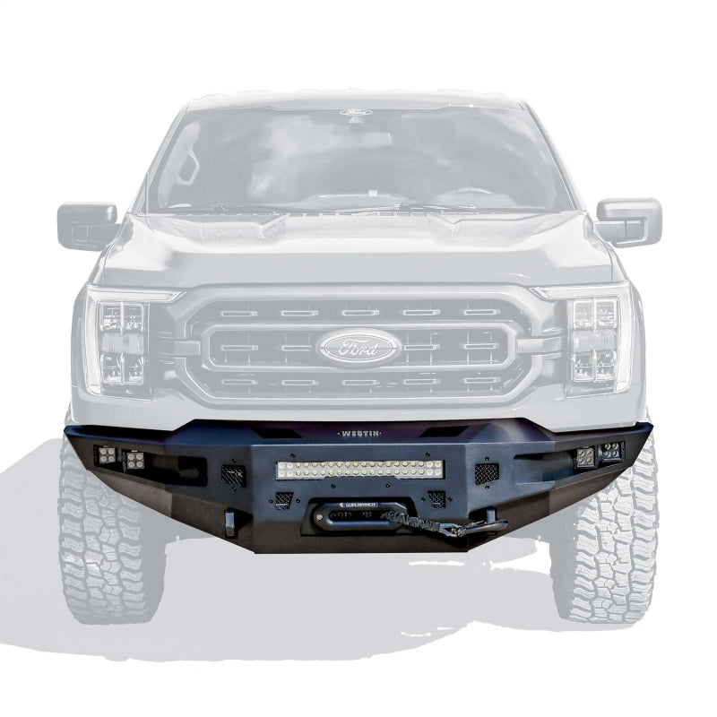 Westin Ford F-150 (Excl. 2022+ Lightning EV) Pro-Series Front Bumper - Tex. Blk