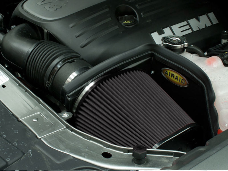 Airaid 11+ Dodge Charger/Challenger 3.6/5.7/6.4L CAD Intake System w/o Tube (Dry / Black Media)