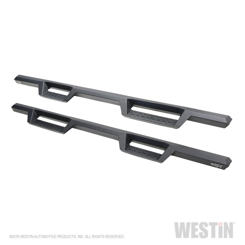 Westin Chevrolet Silverado / GMC Sierra 1500 Crew Cab Drop Nerf Step Bars - Textured Black