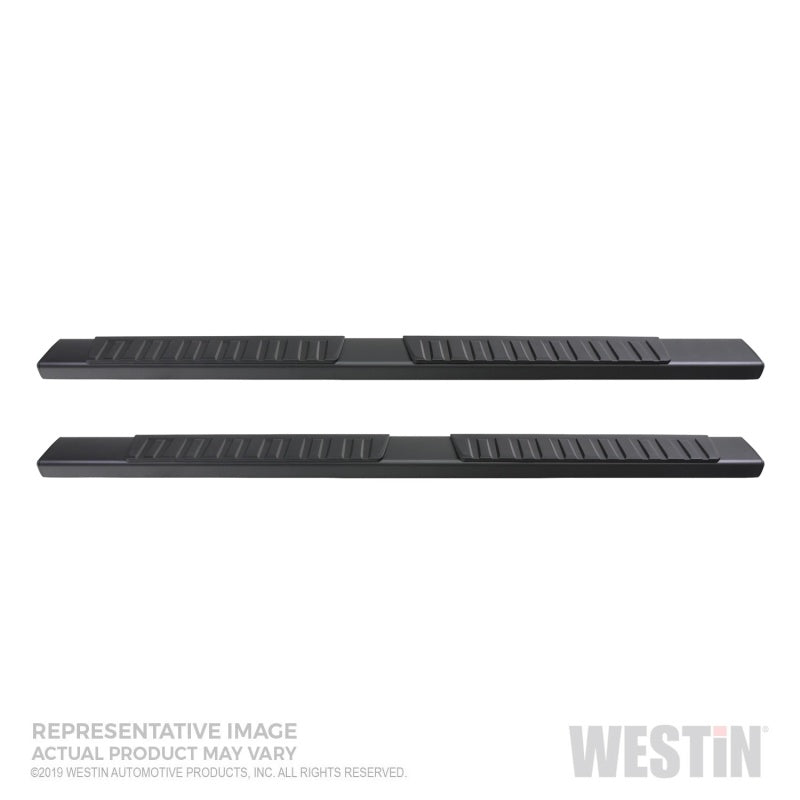 Westin 19+ Chevrolet Silverado 1500 DC (Excl. 2019 LD/Limited) R7 Nerf Step Bars - Black