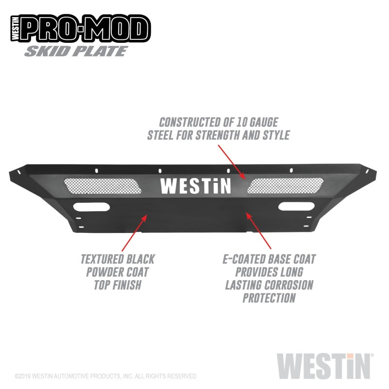 Westin Chevy Silverado 2500/3500 Pro-Mod Skid Plate - Textured Black