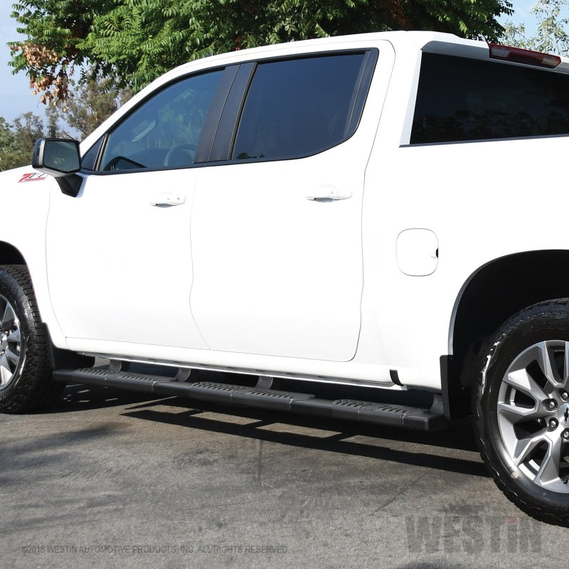 Westin Chevrolet Silverado/Sierra 1500 Crew Cab (5.5ft) R5 Modular Nerf Step Bars - Black
