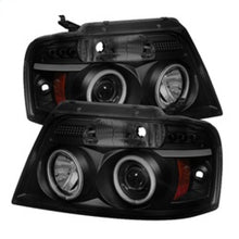 Load image into Gallery viewer, Spyder Ford F150 04-08 Projector Headlights V 2 CCFL Halo LED Blk Smke PRO-YD-FF15004-CCFL-G2-BSM