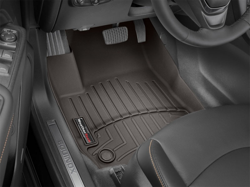 WeatherTech Buick Enclave Front FloorLiners - Cocoa (Fits Vehicles w/ Post Retention)