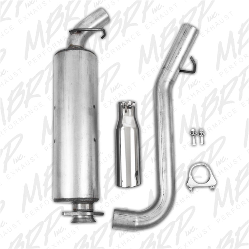 MBRP Jeep Wrangler (JK) Inline-4 2.5L Inline-6 4.0L Cat Back Single Side