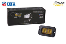 Load image into Gallery viewer, Diode Dynamics Stage Series 2in LED Pod Sport - Yellow Combo Flush ABL (Single)