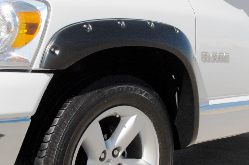 Lund Dodge Ram 1500 RX-Rivet Style Smooth Elite Series Fender Flares - Black (4 Pc.)