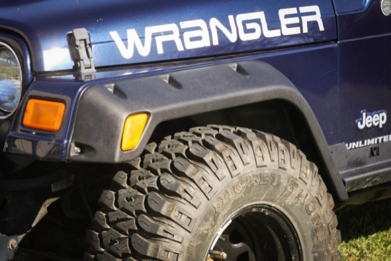 Rugged Ridge 4-Piece Fender Flare Kit 4.75-In Jeep Wrangler