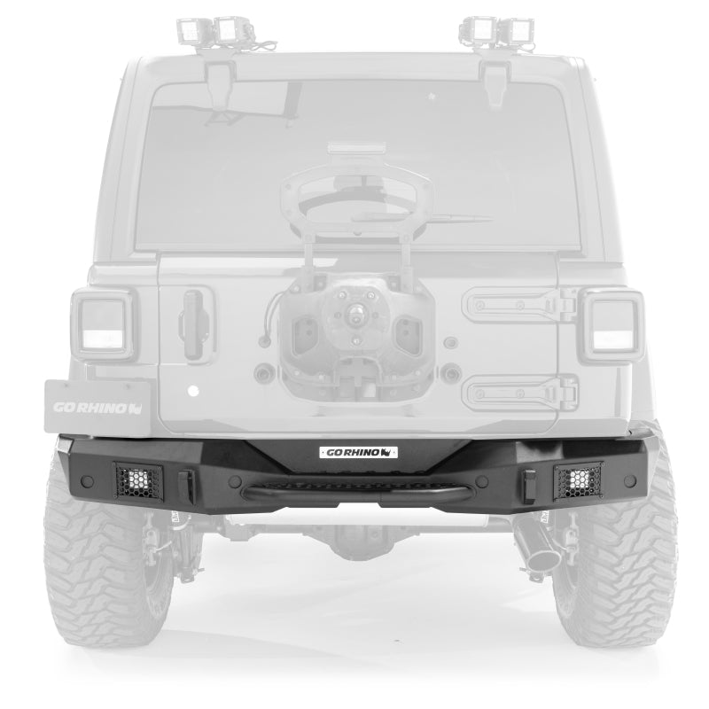 Go Rhino Jeep Wrangler JK/JKU Rockline Rear Full Width Bumper