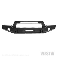 Load image into Gallery viewer, Westin 18+ Jeep Wrangler WJ2 Full Width Front Bumper w/LED Light Bar Mount Textured Black