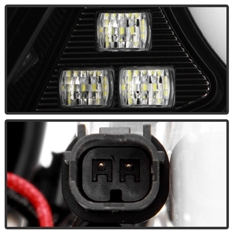 Spyder 16-19 Honda Civic 5 Door Hatchback Light Bar LED Tail Lights - Black Chrome(ALT-YD-HC16HB-BC)