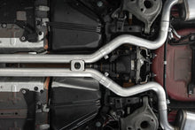 Load image into Gallery viewer, MBRP Ford Mustang GT 5.0 w/ Quad Tip Active Exhaust Cat Back Split Rear T304 w/ Carb Fib Tips