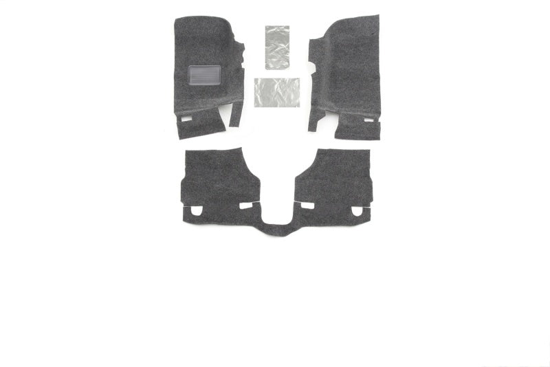 BedRug 11-18 Jeep JK 2Dr Front 3pc Floor Kit (Incl Heat Shields)