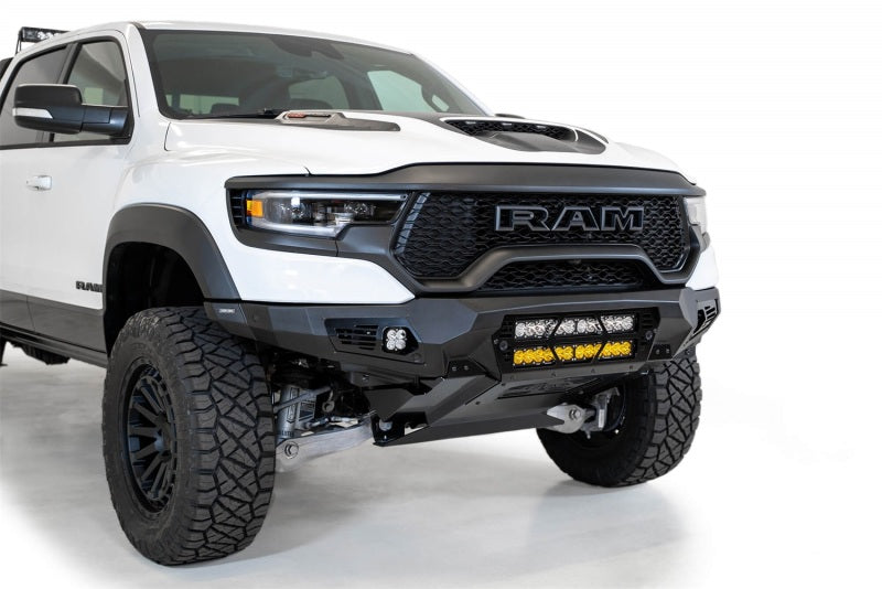 Addictive Desert Designs 2021+ Dodge RAM 1500 TRX Bomber Front Bumper (20in Lights)