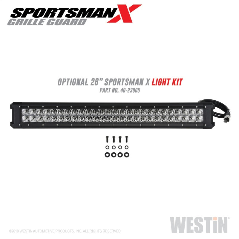 Westin 19+ Chevy 1500 Sportsman X Grille Guard - Textured Black (Excl. 2019 Silverado LD)