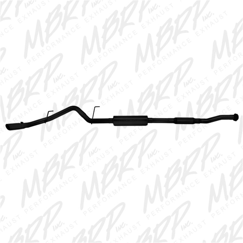 MBRP Ford F150 3in Cat Back Single Side Exit Black Coated Exhaust System