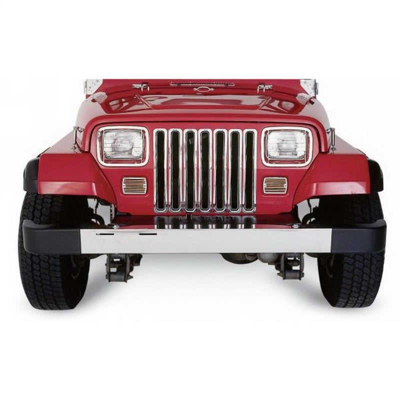 Rampage Jeep Wrangler(TJ) Grille Inserts - Chrome