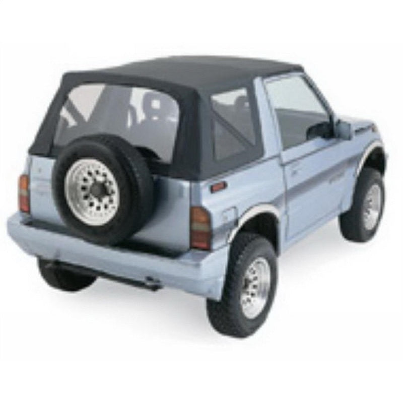 Rampage Geo Tracker Soft Top OEM Replacement - Black Denim