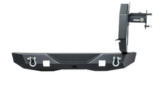 Load image into Gallery viewer, Rugged Ridge Jeep Wrangler (JK/JKU) XOR Rear Bumper w/Swing Out Tire Carrier - Tex. Blk