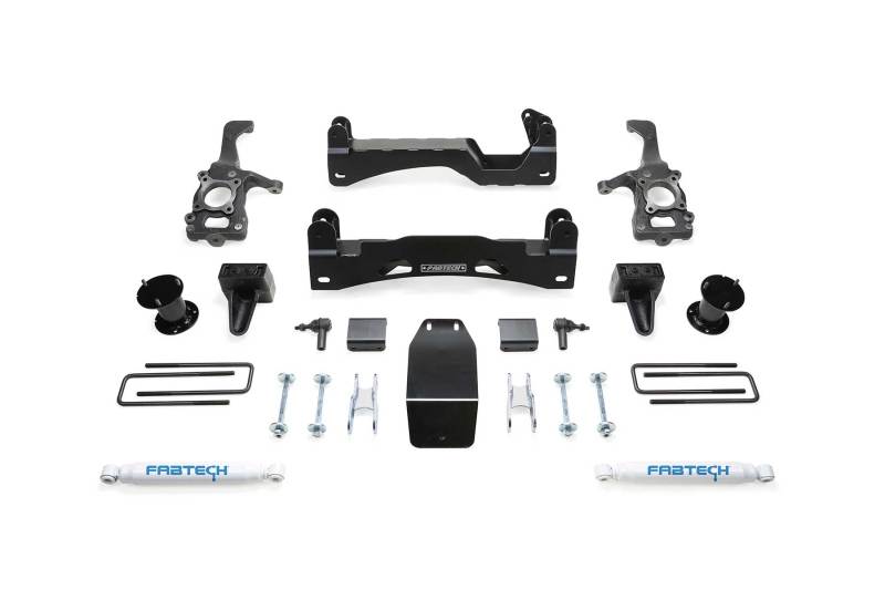 Fabtech 15+ Ford F150 4WD 6in Basic Sys w/Perf Shks