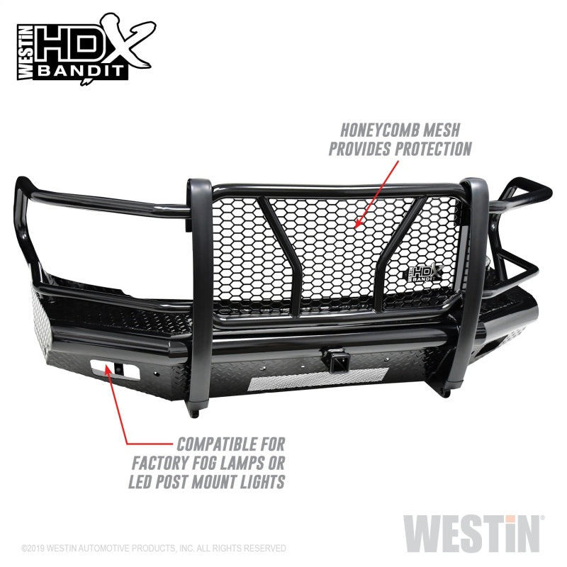 Westin 10+ RAM 2500/3500 HDX Bandit Front Bumper - Black