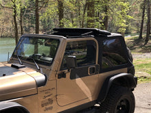 Load image into Gallery viewer, Rampage Jeep Wrangler (JL) Unlimited Frameless TrailView Fastback Soft Top Kit - Black Diamond