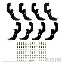 Load image into Gallery viewer, Westin Chevrolet Silverado Crew Cab w/ 6.5ft Bed PRO TRAXX 5 W2W Oval Nerf Step Bars - Black