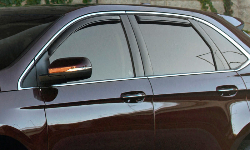 AVS Hyundai Santa Fe Ventvisor In-Channel Front & Rear Window Deflectors 4pc - Smoke