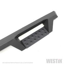 Load image into Gallery viewer, Westin 14+ Chevrolet Silverado 1500 DC 6.5ft Bed HDX Drop W2W Nerf Step Bars - Tex. Blk