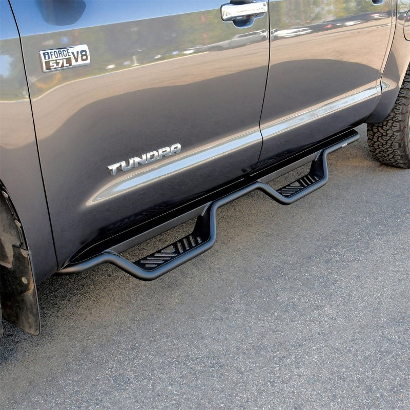 Westin 07+ Toyota Tundra CrewMax Outlaw Drop Nerf Step Bars - Black