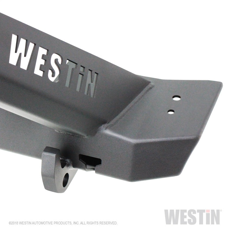 Westin 18+ Jeep Wrangler JL Stubby Front Bumper - Textured Black