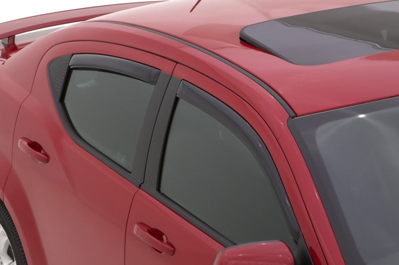 AVS Honda Civic Ventvisor In-Channel Front & Rear Window Deflectors 4pc - Smoke