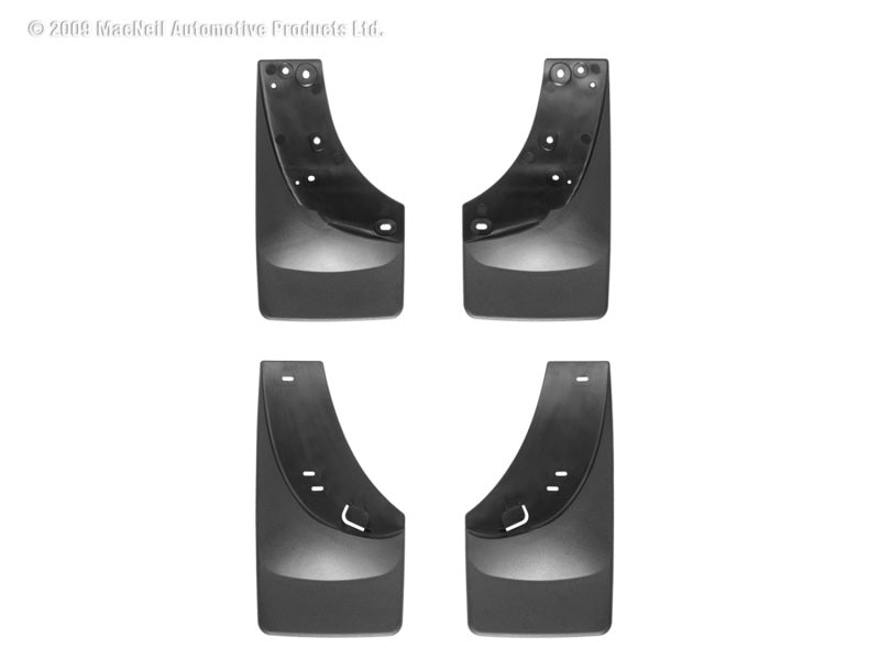 WeatherTech Chevrolet Silverado No Drill Mudflaps - Black