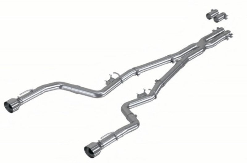 MBRP Charger 5.7L/6.2L/6.4L 3in Race Profile Cat-Back w/ Dual Tips Aluminized Steel Exhaust