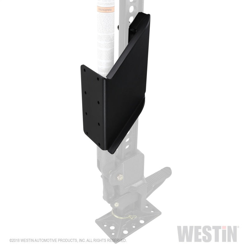 Westin 07+ Jeep Wrangler JK WJ2 Off-Road Jack Mount - Textured Black