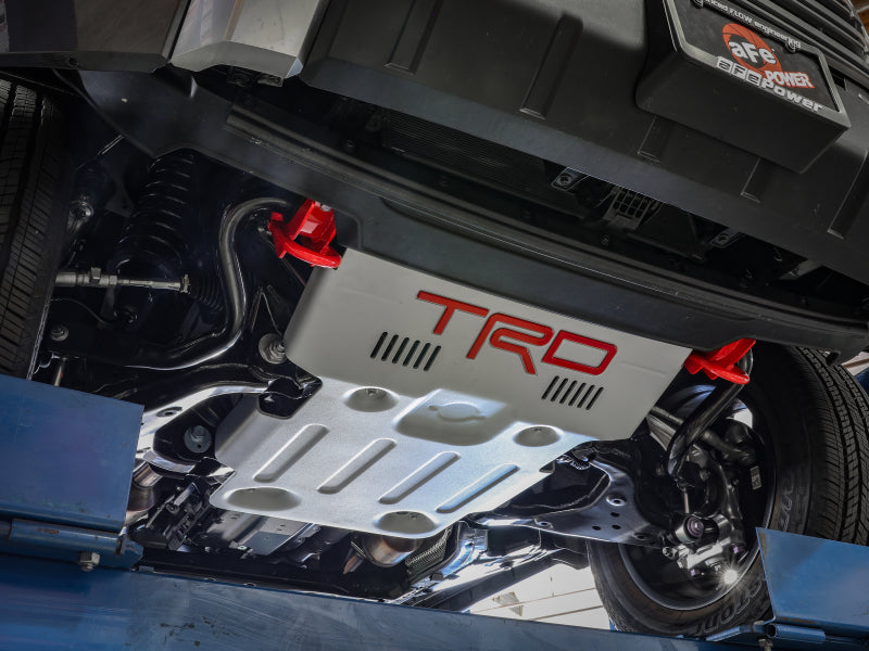 aFe Front Tow Hook Red 2022+ Toyota Tundra 3.5L V6