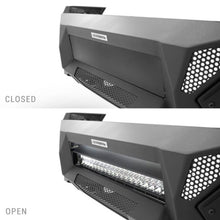 Load image into Gallery viewer, Go Rhino Tacoma Element Front Bumper w/ Power Actuated Hide-away Light Bar Mount Tex Black