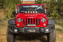 Load image into Gallery viewer, Rugged Ridge Jeep Wrangler JK/JKU Textured Black Elite Headlight Euro Guards