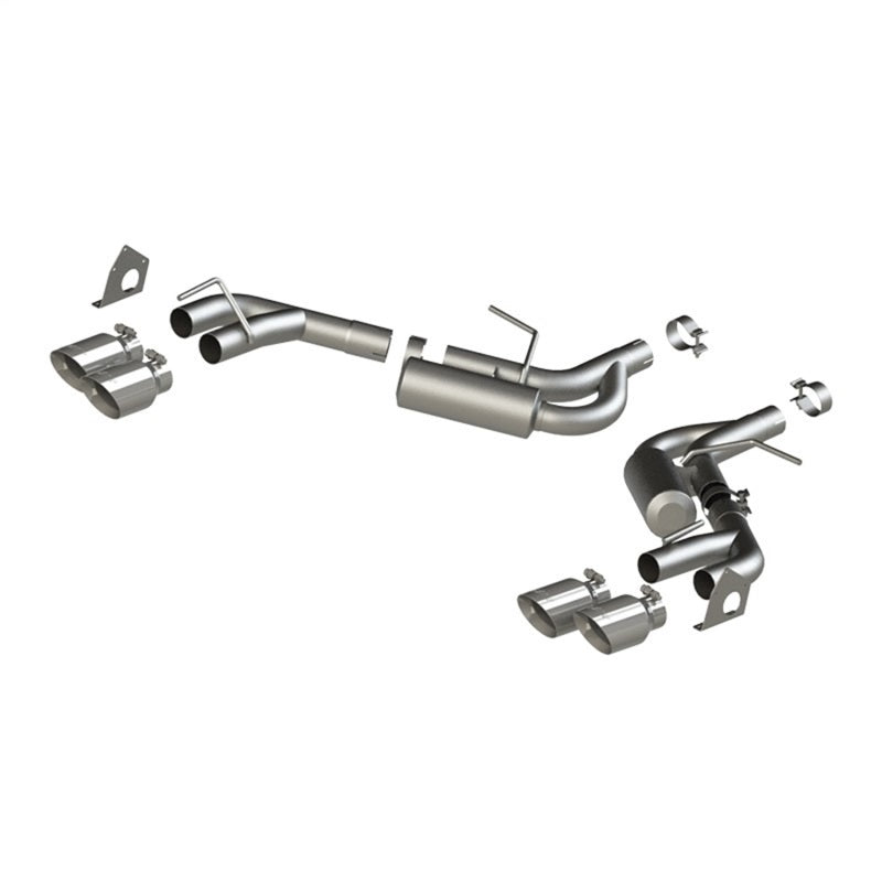 MBRP Chevrolet Camaro V6 2.5in T304 NPP Dual Axle Back Exhaust w/ 4in Quad Dual Wall Tips