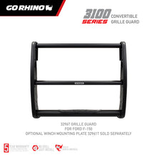 Load image into Gallery viewer, Go Rhino Ford F-150 (Excl. APA/ACC Models) 3100 Series StepGuard Center Grille ONLY - Tex. Blk