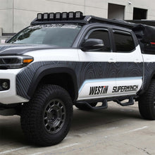 Load image into Gallery viewer, Westin Toyota Tacoma Double Cab 4dr Wade In-Channel Wind Deflector 4pc - Smoke