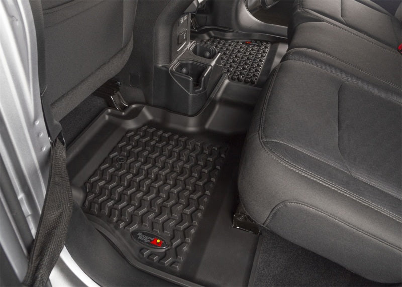Rugged Ridge Floor Liner Rear Black Jeep Wrangler JL 4 Dr