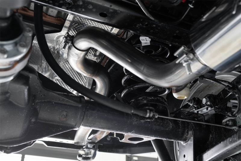 MBRP Jeep Wrangler JL 2.5in Single Rear Exit Cat Back Exhaust - T304